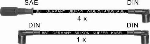 BBT ZK1361 - Комплект проводов зажигания autosila-amz.com