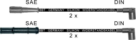 BBT ZK1307 - Комплект проводов зажигания autosila-amz.com