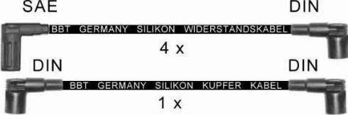 BBT ZK1321 - Комплект проводов зажигания autosila-amz.com
