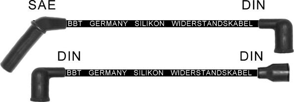 BBT ZK1737 - Комплект проводов зажигания autosila-amz.com