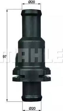 Behr TH 5 75 - Термостат охлаждающей жидкости / корпус autosila-amz.com