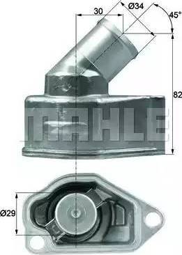Behr TI 9 87 - Термостат охлаждающей жидкости / корпус autosila-amz.com