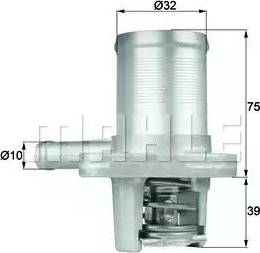 Behr TI 40 89 - Термостат охлаждающей жидкости / корпус autosila-amz.com