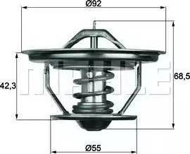 Behr TX 35 71 - Термостат охлаждающей жидкости / корпус autosila-amz.com