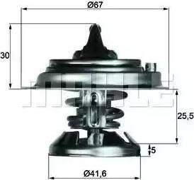 Behr TX 29 80D - Термостат охлаждающей жидкости / корпус autosila-amz.com