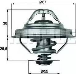 Behr TX 28 88D - Термостат охлаждающей жидкости / корпус autosila-amz.com