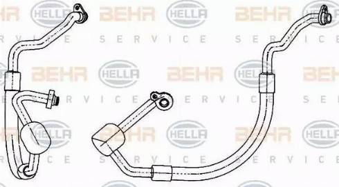 BEHR HELLA Service 9GS 351 338-511 - Трубопровод низкого давления, кондиционер autosila-amz.com
