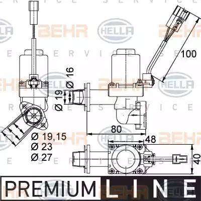 BEHR HELLA Service 9XL 351 328-351 - Регулирующий клапан охлаждающей жидкости autosila-amz.com