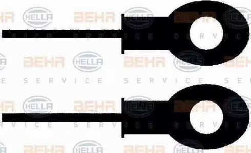 BEHR HELLA Service 8EW 009 144-601 - Вентилятор, конденсатор кондиционера autosila-amz.com