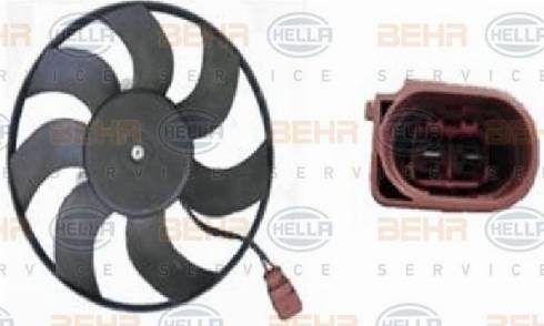 BEHR HELLA Service 8EW 351 040-414 - Вентилятор, охлаждение двигателя autosila-amz.com