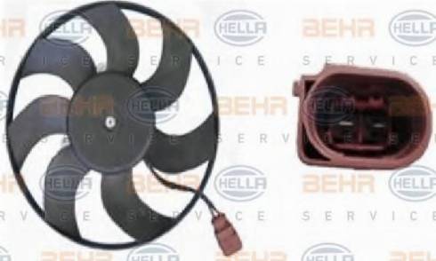 BEHR HELLA Service 8EW 351 039-201 - Вентилятор, охлаждение двигателя autosila-amz.com