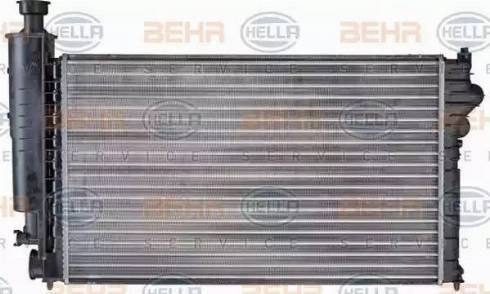 BEHR HELLA Service 8MK 376 708-681 - Радиатор, охлаждение двигателя autosila-amz.com