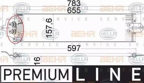 BEHR HELLA Service 8MO 376 726-291 - Масляный радиатор, автоматическая коробка передач autosila-amz.com