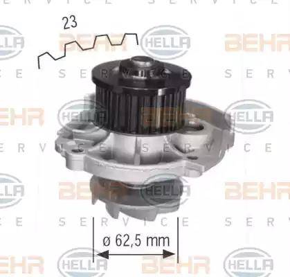 BEHR HELLA Service 8MP 376 800-424 - Водяной насос autosila-amz.com