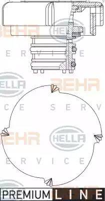 BEHR HELLA Service 8MY 376 743-451 - Крышка, резервуар охлаждающей жидкости autosila-amz.com
