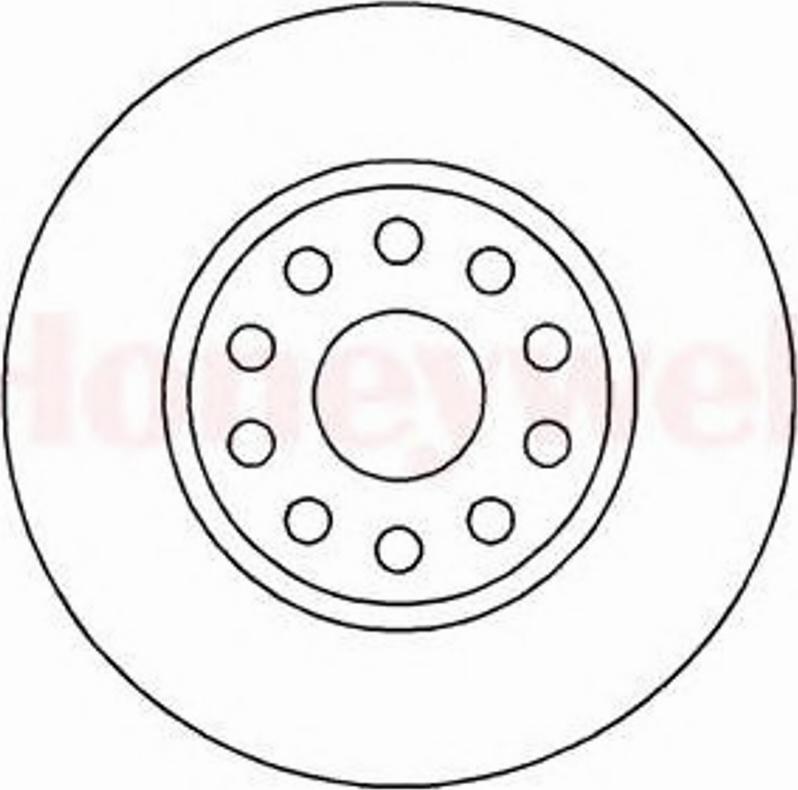 BENDIX 561987 B - Тормозной диск autosila-amz.com