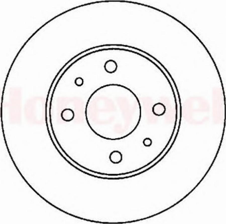 BENDIX 561508 B - Тормозной диск autosila-amz.com