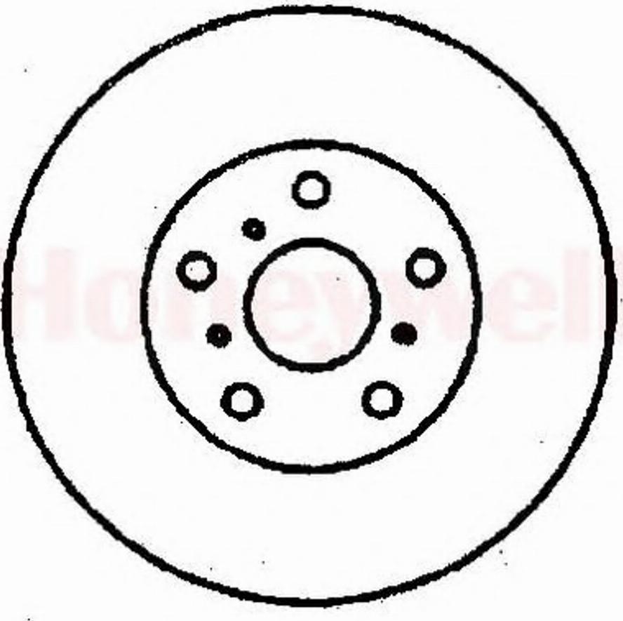 BENDIX 561427B - Тормозной диск autosila-amz.com