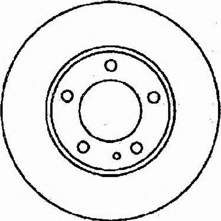 BENDIX 561550 B - Тормозной диск autosila-amz.com