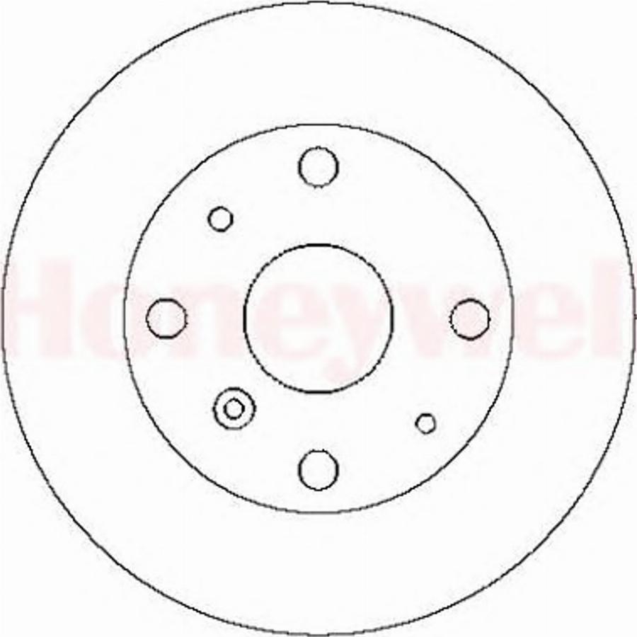 BENDIX 561558B - Тормозной диск autosila-amz.com