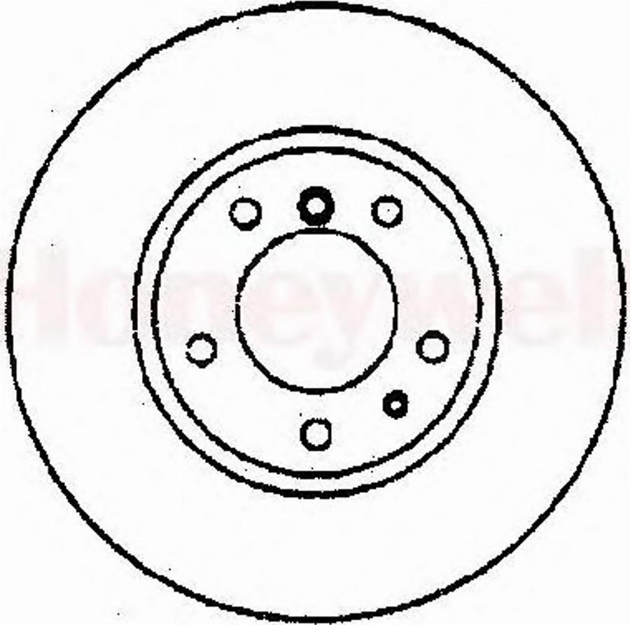 BENDIX 561525 B - Тормозной диск autosila-amz.com