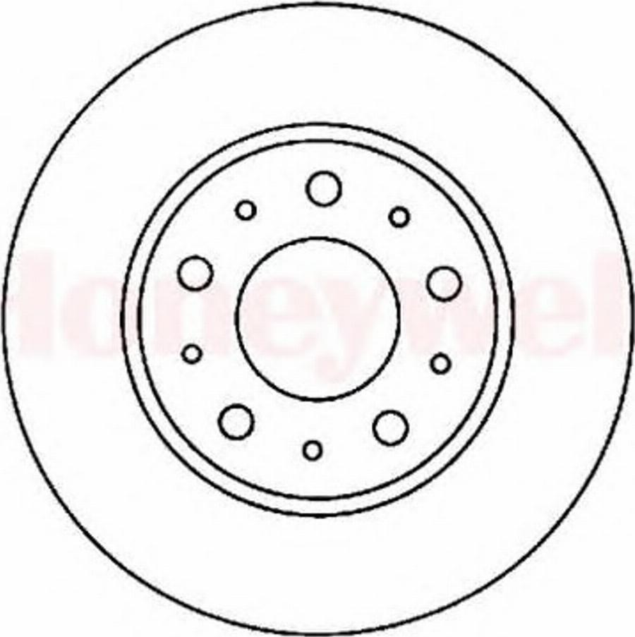 BENDIX 561866 B - Тормозной диск autosila-amz.com