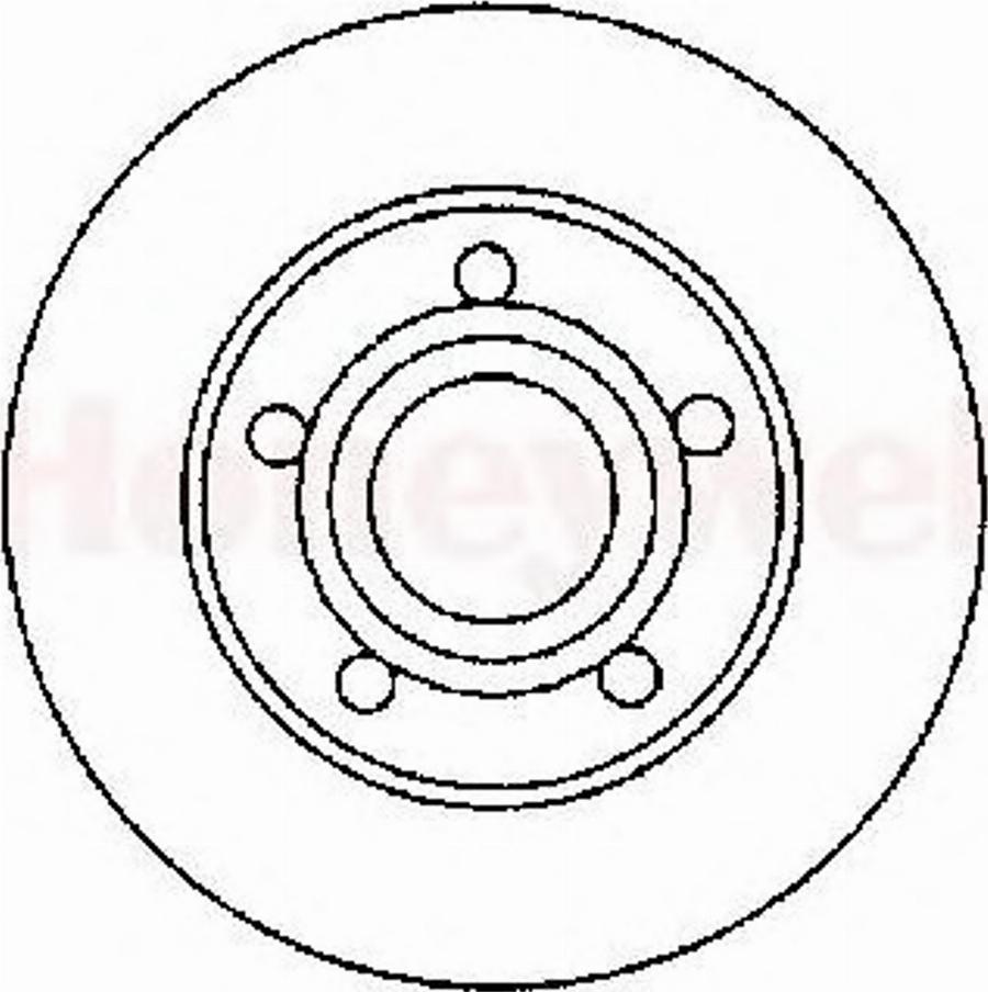 BENDIX 561247B - Тормозной диск autosila-amz.com