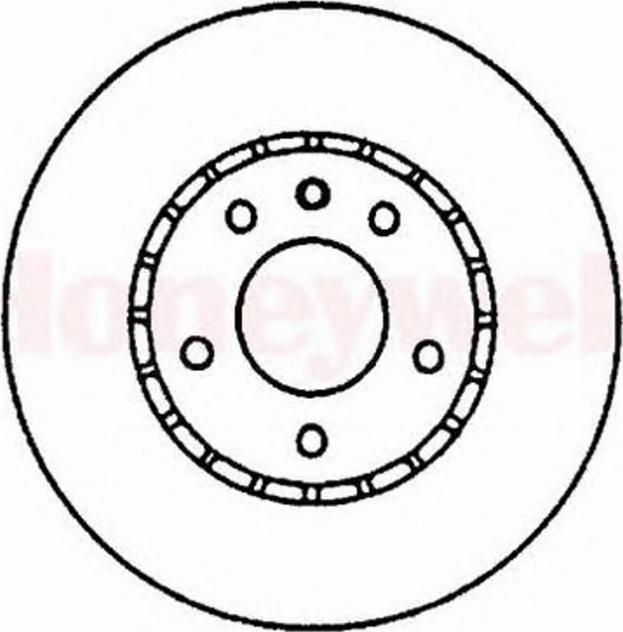 BENDIX 561821 B - Тормозной диск autosila-amz.com