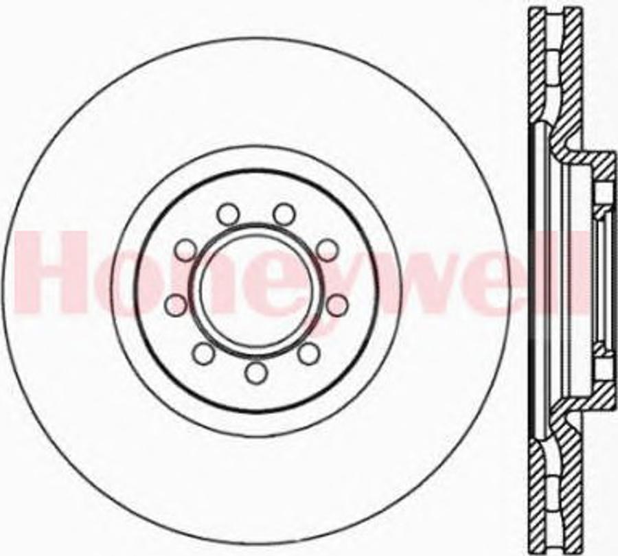 BENDIX 562491B - Тормозной диск autosila-amz.com