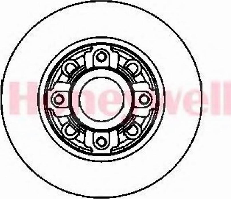 BENDIX 562450B - Тормозной диск autosila-amz.com