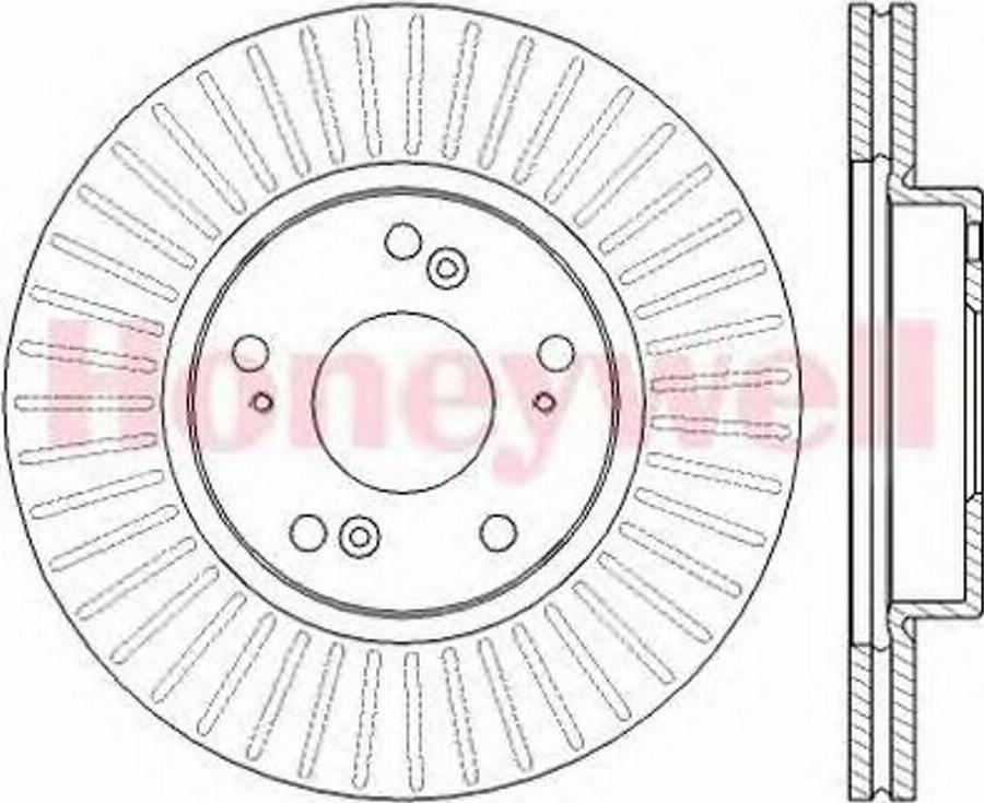 BENDIX 562457B - Тормозной диск autosila-amz.com