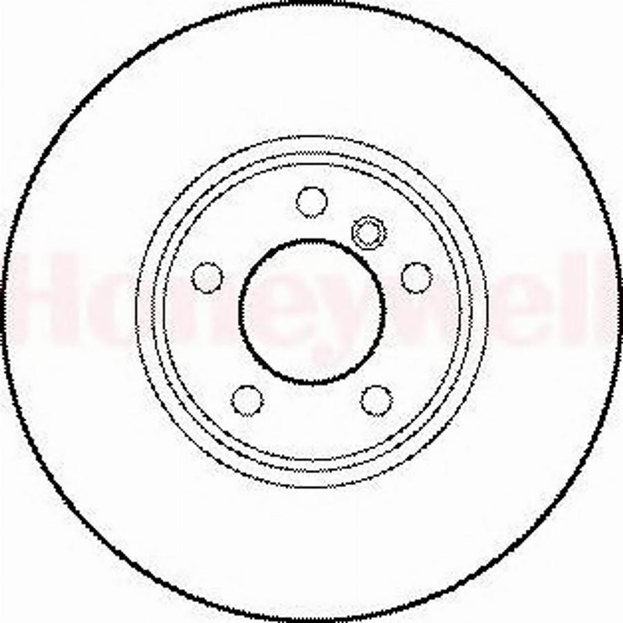 BENDIX 562134 B - Тормозной диск autosila-amz.com