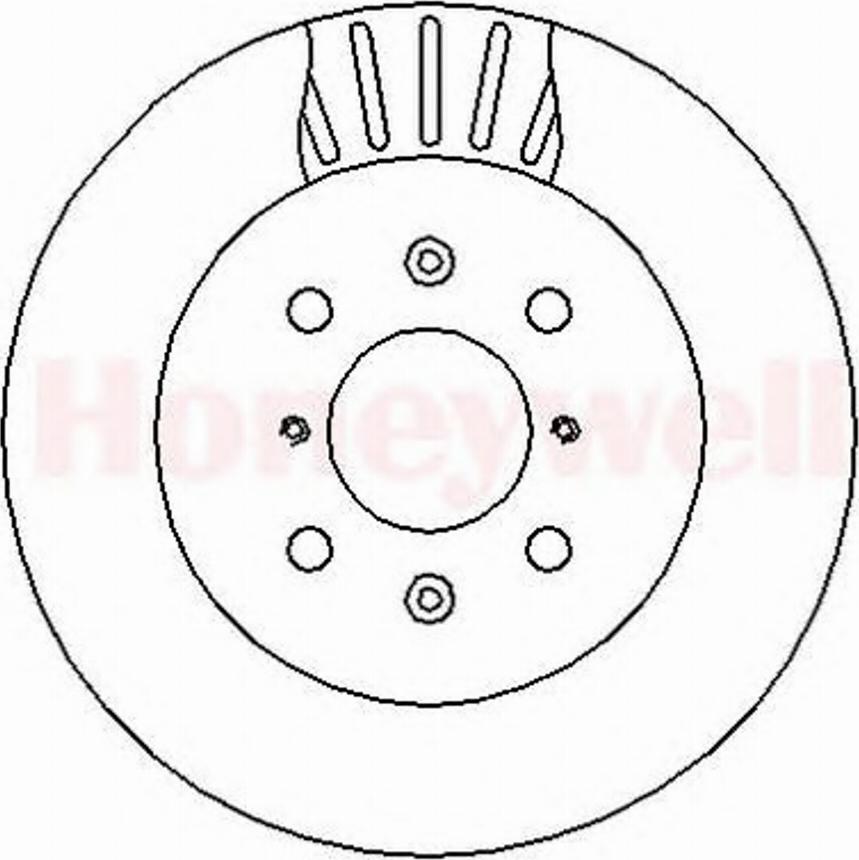 BENDIX 562308 B - Тормозной диск autosila-amz.com