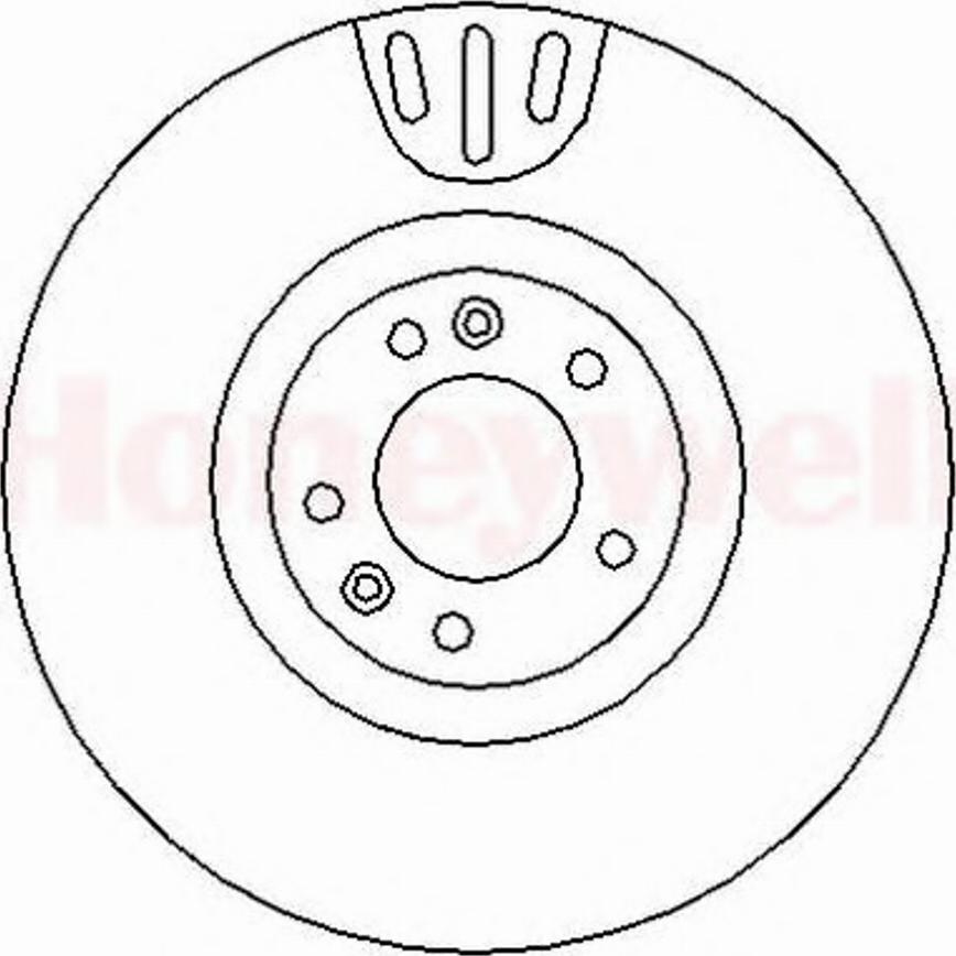 BENDIX 562335B - Тормозной диск autosila-amz.com