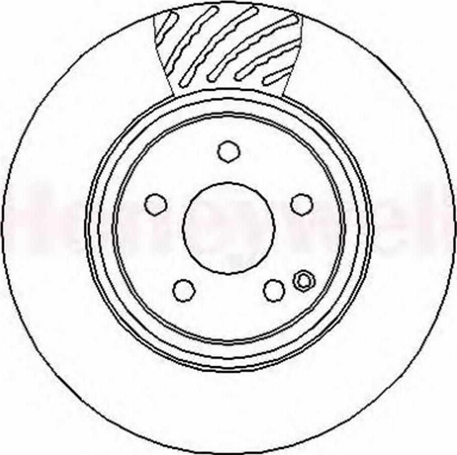 BENDIX 562331B - Тормозной диск autosila-amz.com