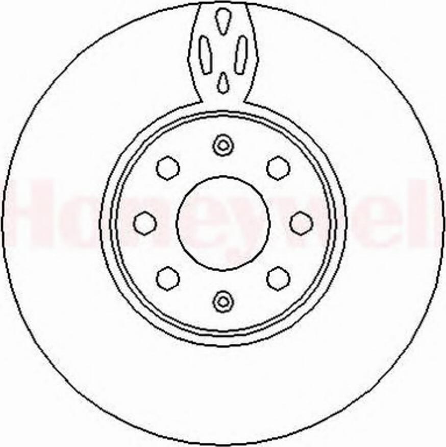 BENDIX 562297 B - Тормозной диск autosila-amz.com