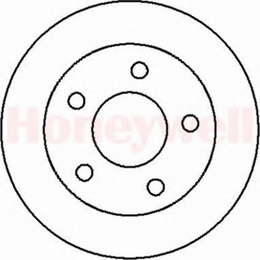 BENDIX 562264 B - Тормозной диск autosila-amz.com