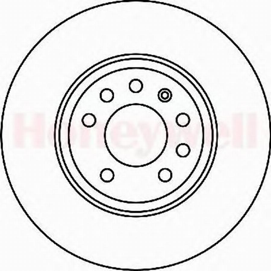 BENDIX 562222 B - Тормозной диск autosila-amz.com