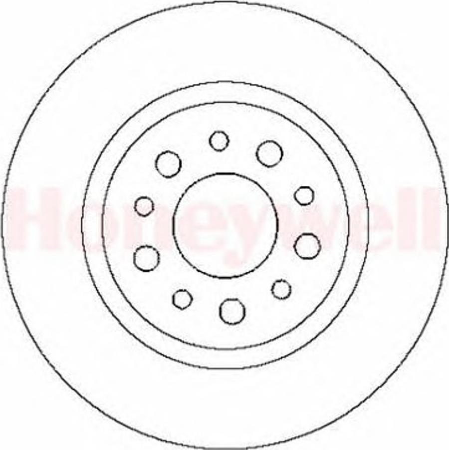 BENDIX 562275 B - Тормозной диск autosila-amz.com