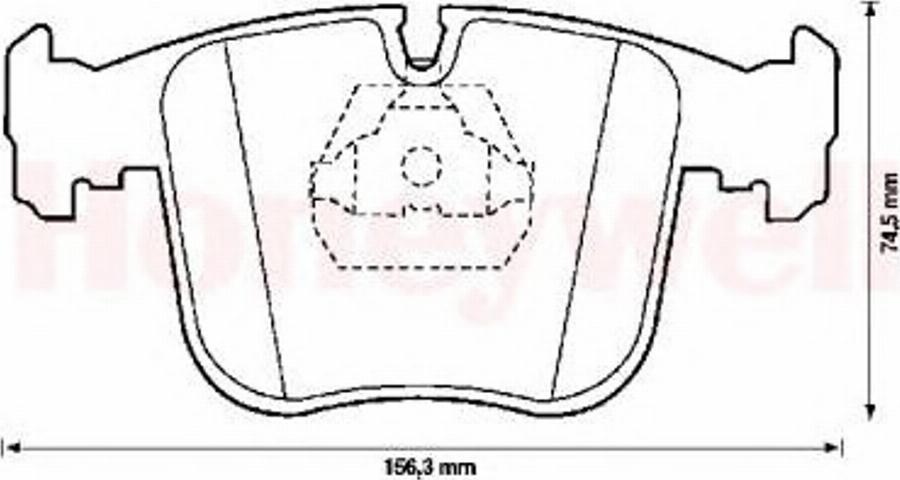 BENDIX 571485B - Тормозные колодки, дисковые, комплект autosila-amz.com