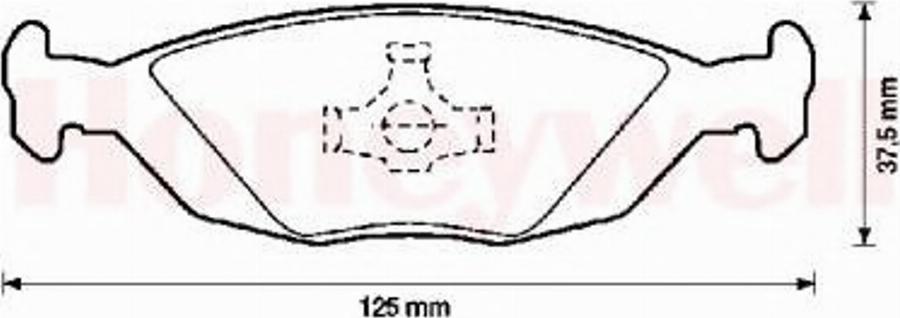 BENDIX 571428B - Тормозные колодки, дисковые, комплект autosila-amz.com