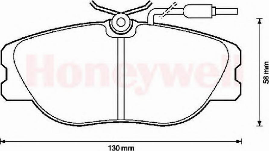 BENDIX 571423B - Тормозные колодки, дисковые, комплект autosila-amz.com