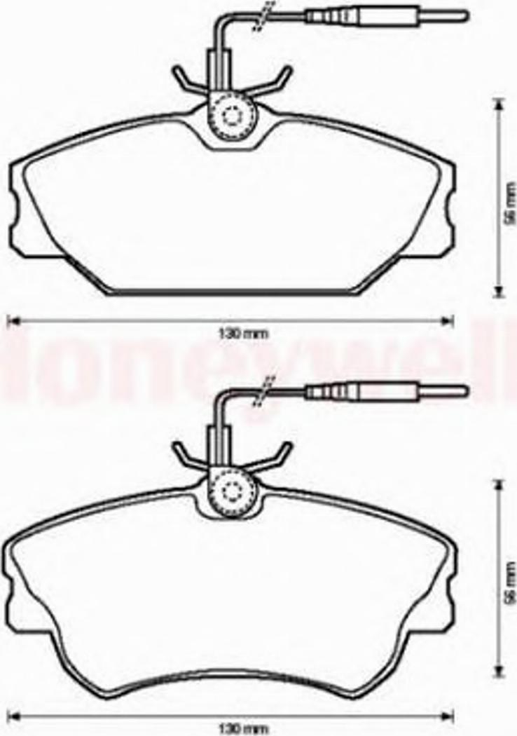 BENDIX 571476X - Тормозные колодки, дисковые, комплект autosila-amz.com