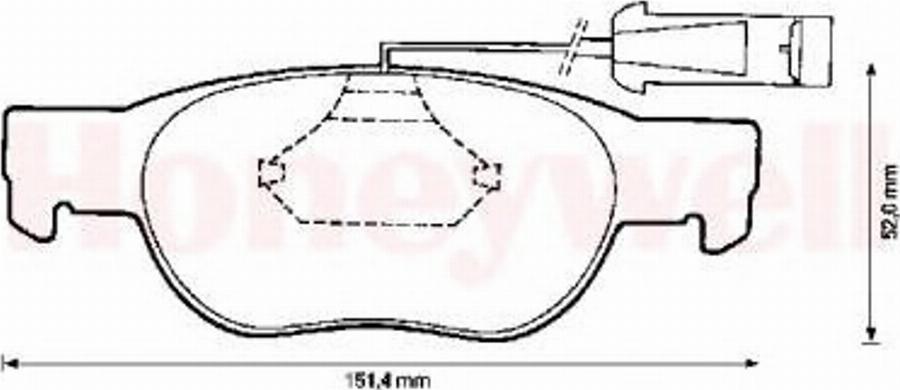 BENDIX 571887B - Тормозные колодки, дисковые, комплект autosila-amz.com