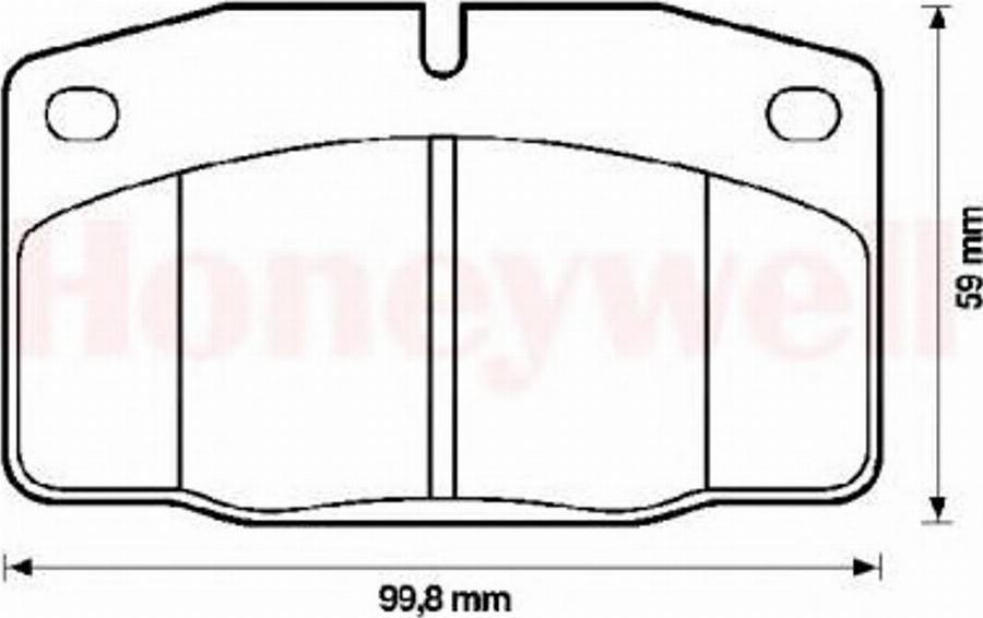 BENDIX 571833X - Тормозные колодки, дисковые, комплект autosila-amz.com