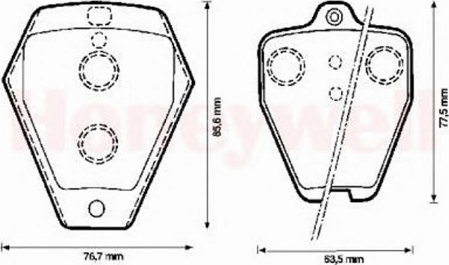 BENDIX 571871B - Тормозные колодки, дисковые, комплект autosila-amz.com