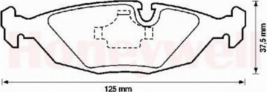 BENDIX 571300B - Тормозные колодки, дисковые, комплект autosila-amz.com