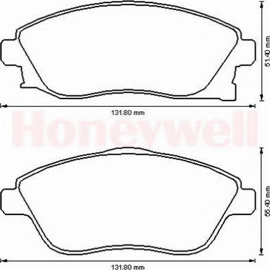 BENDIX 573011 B - Тормозные колодки, дисковые, комплект autosila-amz.com