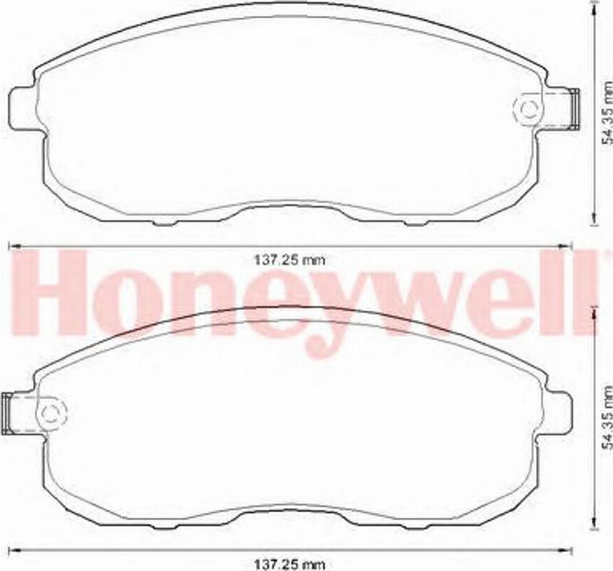 BENDIX 573304B - Тормозные колодки, дисковые, комплект autosila-amz.com