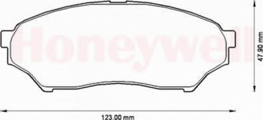 BENDIX 572499B - Тормозные колодки, дисковые, комплект autosila-amz.com